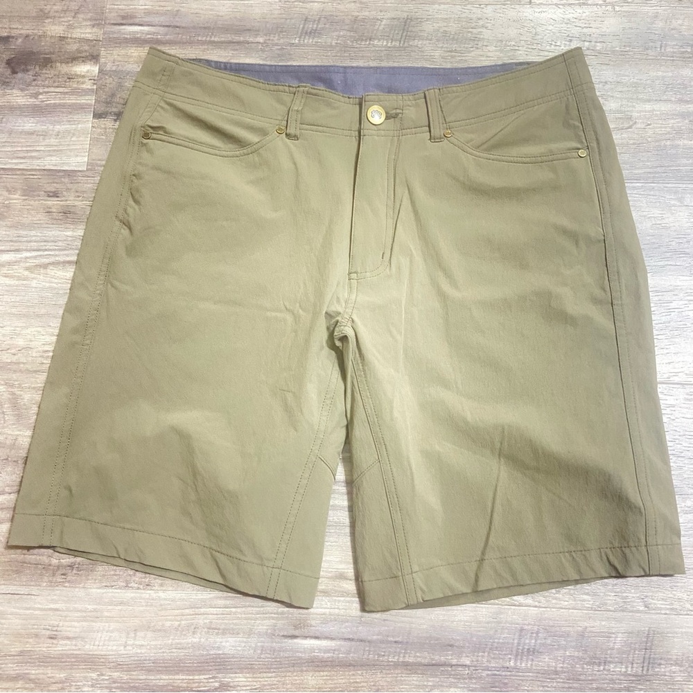 Sherpa Adventure Gear/Tan Flat Front Shorts with Classic Design